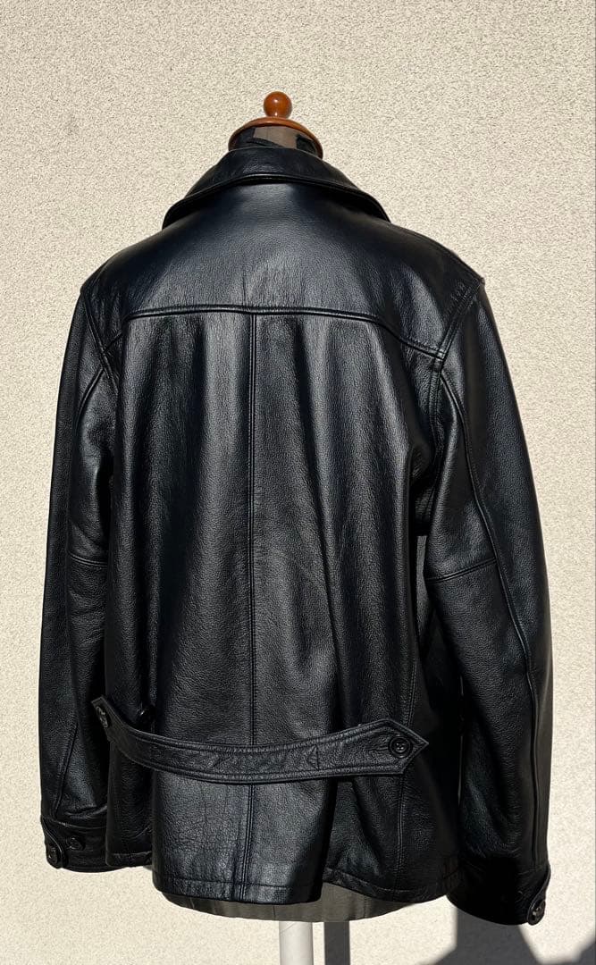 public hld パプリックホリデー　レザーカーコート