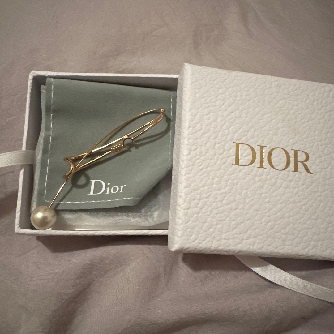 Dior ピアス(片耳用) パール付き