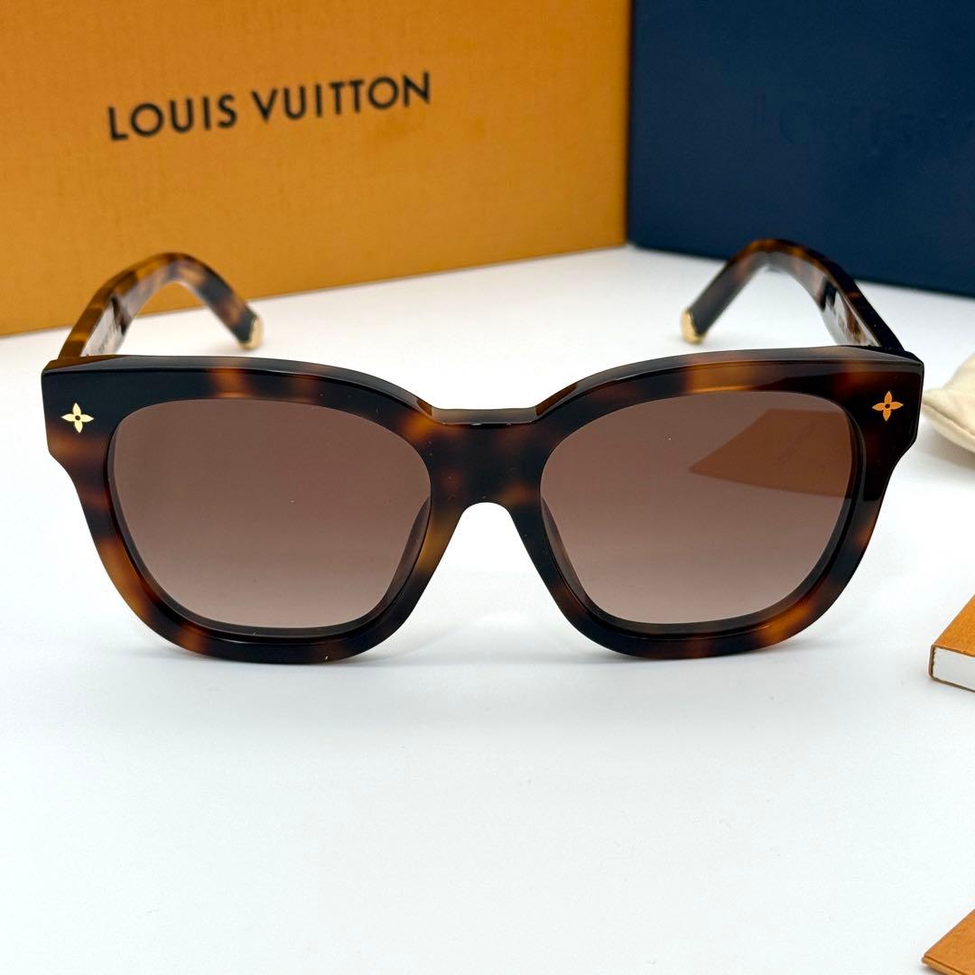 美品 ルイヴィトン サングラス マイ モノグラム スクエア べっ甲 ブラウン