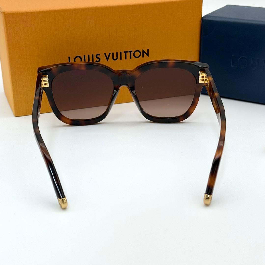 美品 ルイヴィトン サングラス マイ モノグラム スクエア べっ甲 ブラウン