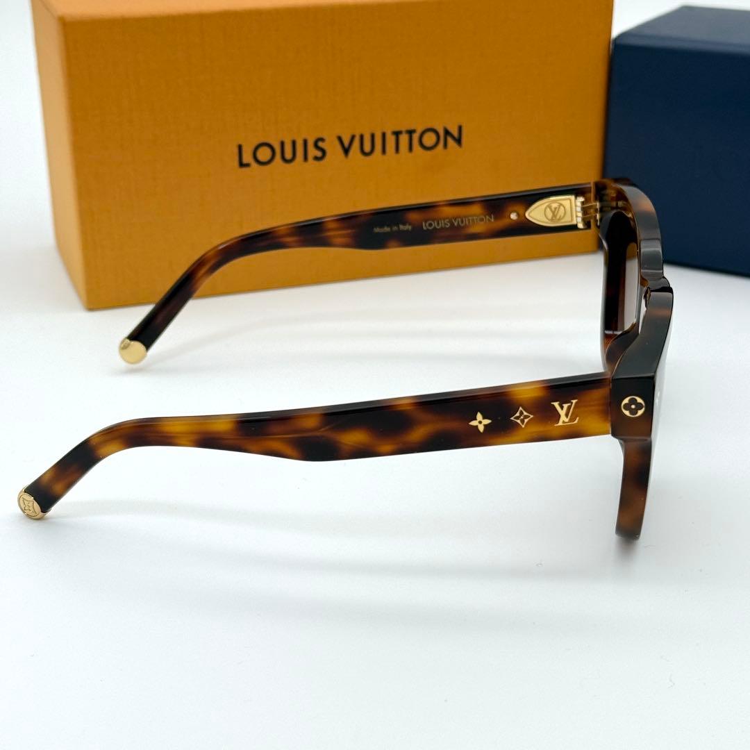 美品 ルイヴィトン サングラス マイ モノグラム スクエア べっ甲 ブラウン