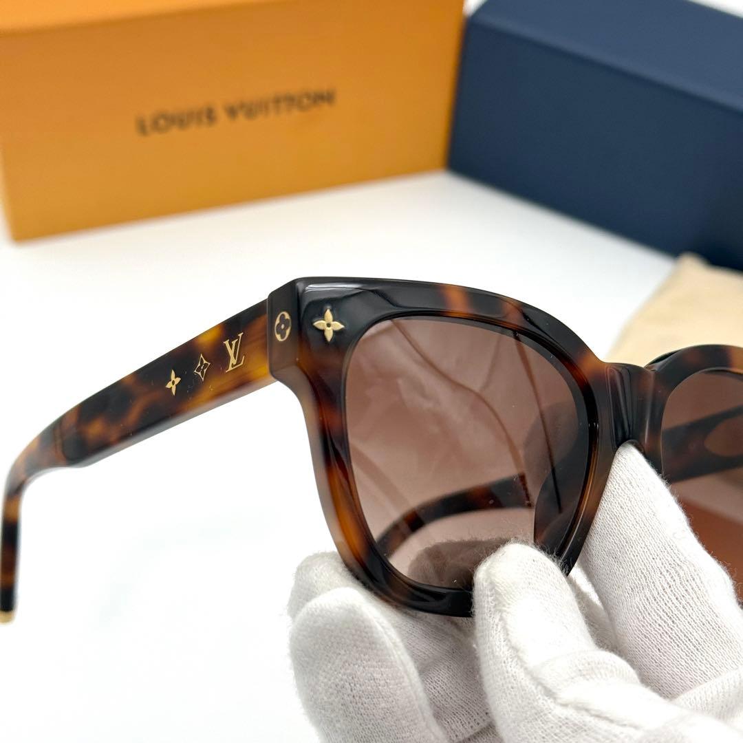 美品 ルイヴィトン サングラス マイ モノグラム スクエア べっ甲 ブラウン
