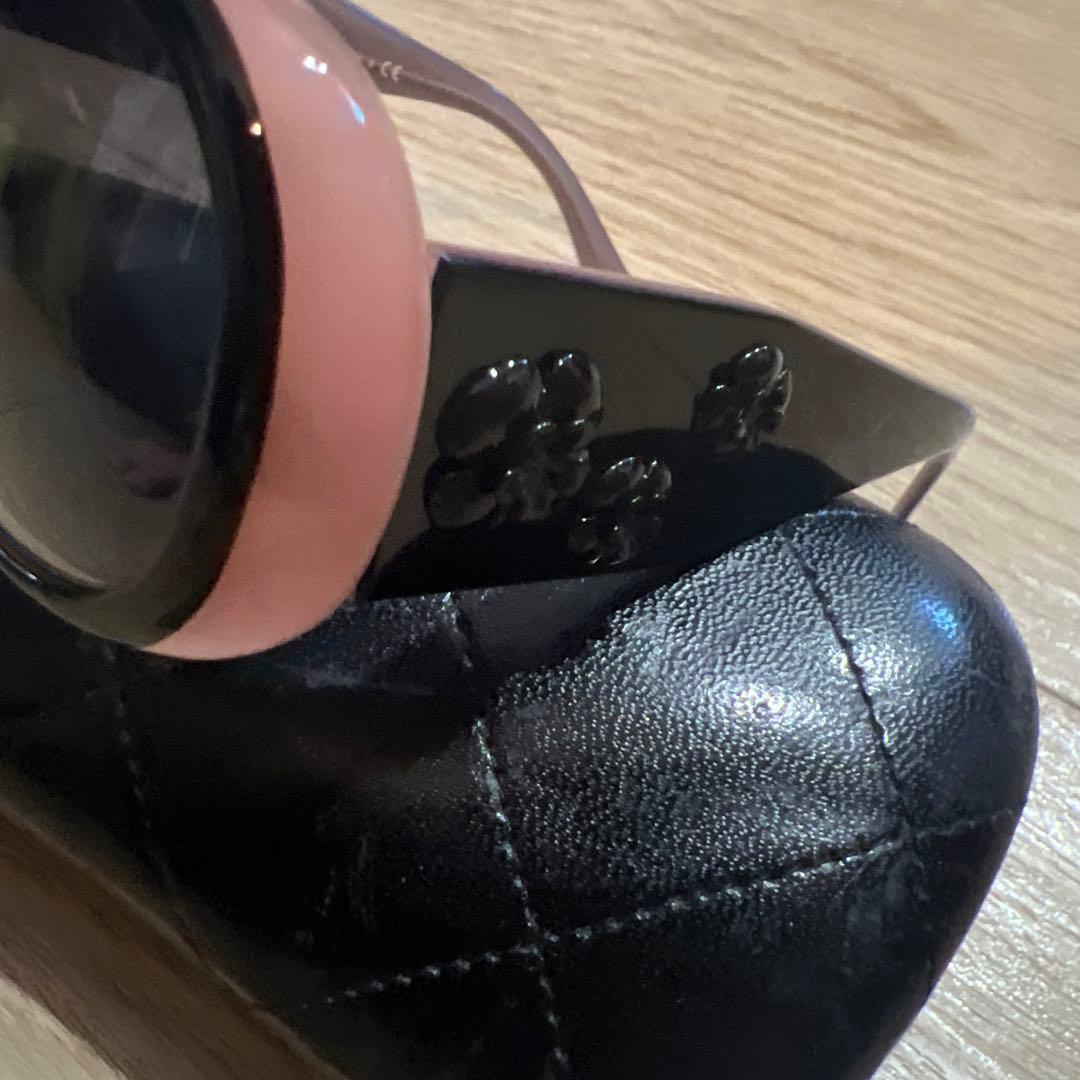 CHANEL オーバーサイズ サングラス ケース付き