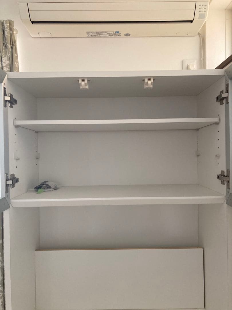 キッチン食器棚　ホワイト