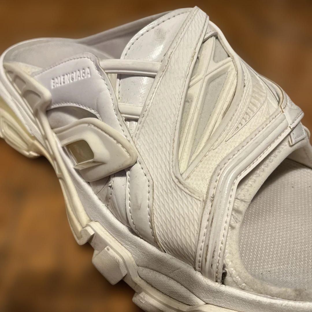 最終価格！BALENCIAGA トラックスライド　27.0　白