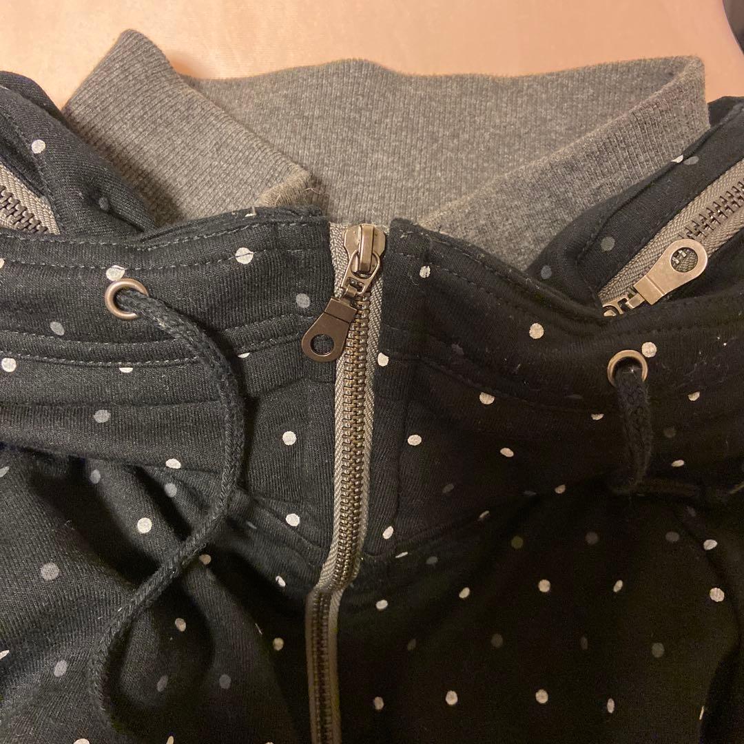 ドット　ハイネックパーカー　あのちゃん着用　似　itimi faithtokyo