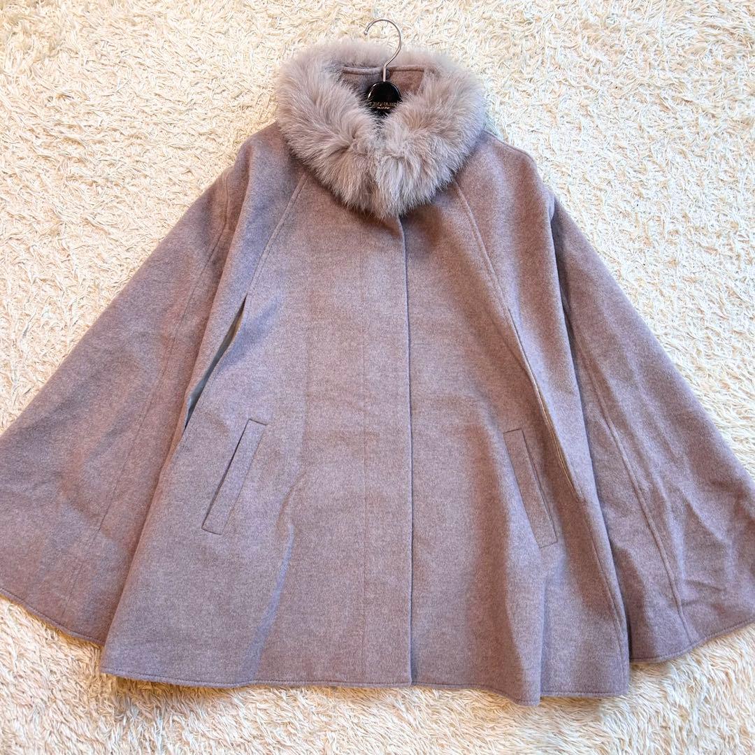 RUIRUE ケープ　ポンチョ　ルイルエブティック　ウール100%