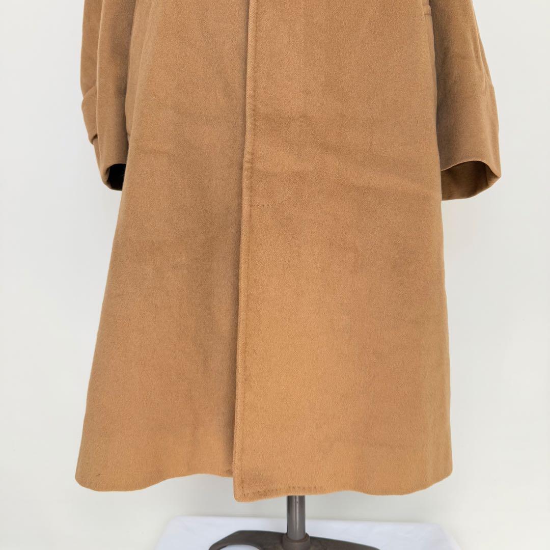 アクアスキュータム ピュアカシミヤ バルカラーコート 英国製 C751