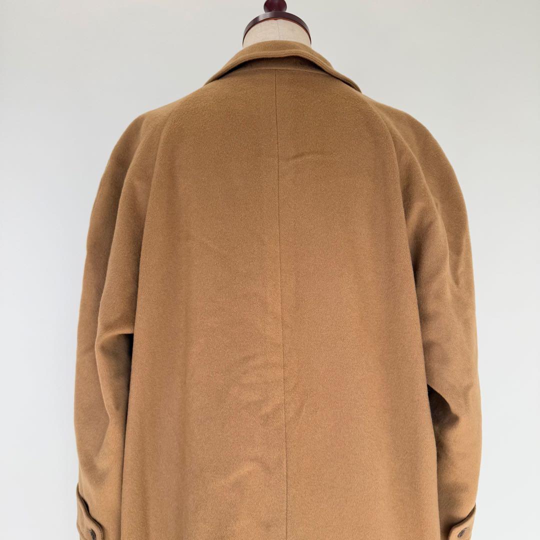 アクアスキュータム ピュアカシミヤ バルカラーコート 英国製 C751