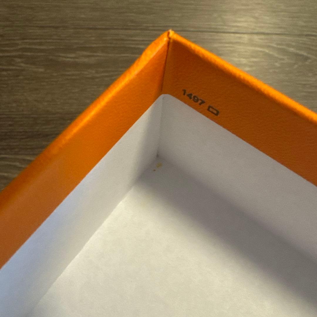 HERMES ギフトボックス オレンジ 1497□