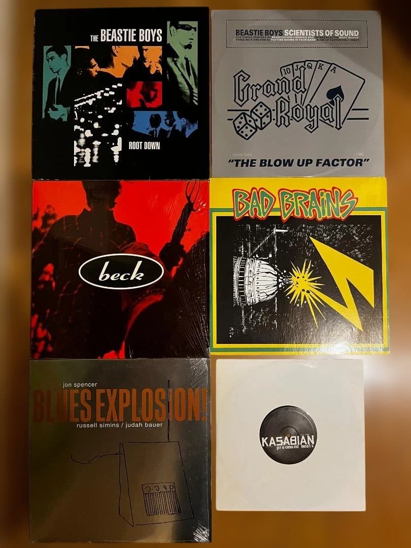 オルタナ系6枚セット,BAD BRAINS,ジョンスペ,ビースティボーイズ他