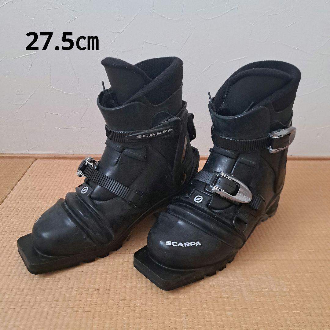 SCARPA T4 テレマークスキーブーツ 27.5cm　 黒