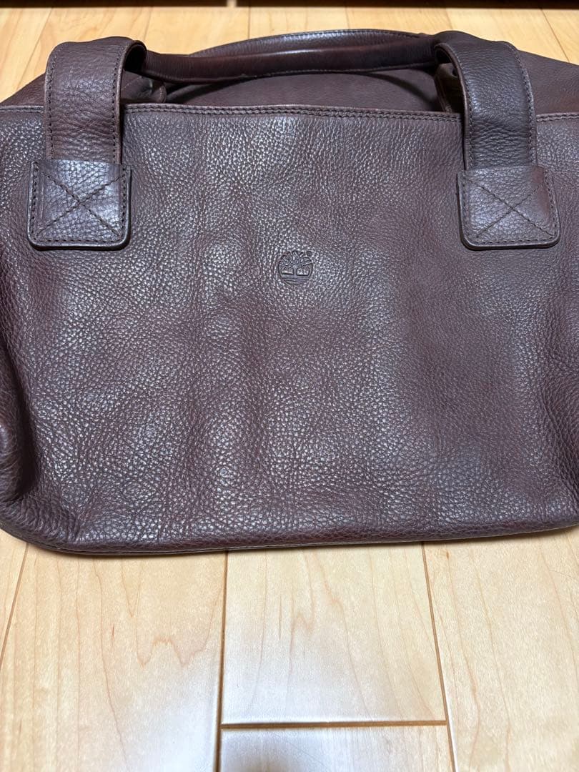 90s Timberland レザーボストンバッグ