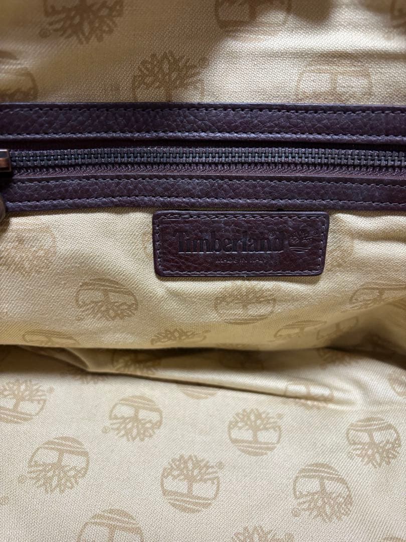 90s Timberland レザーボストンバッグ