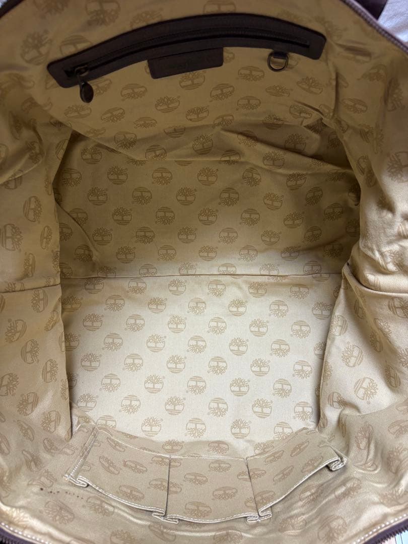 90s Timberland レザーボストンバッグ