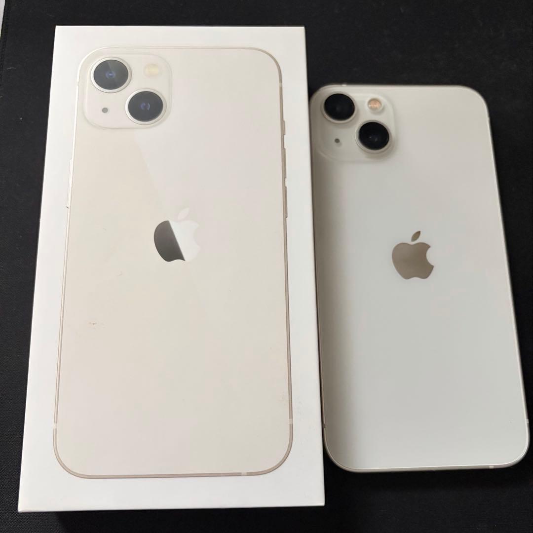 Apple iPhone 13 256GB ホワイト 本体 美品