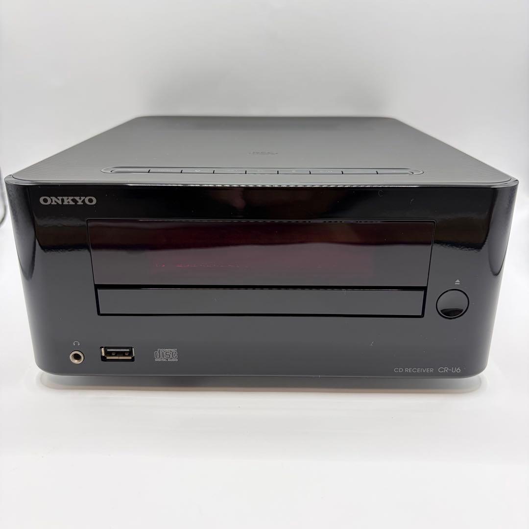 【美品】ONKYO CR-U6 ミニコンポ CDレシーバー リモコン付