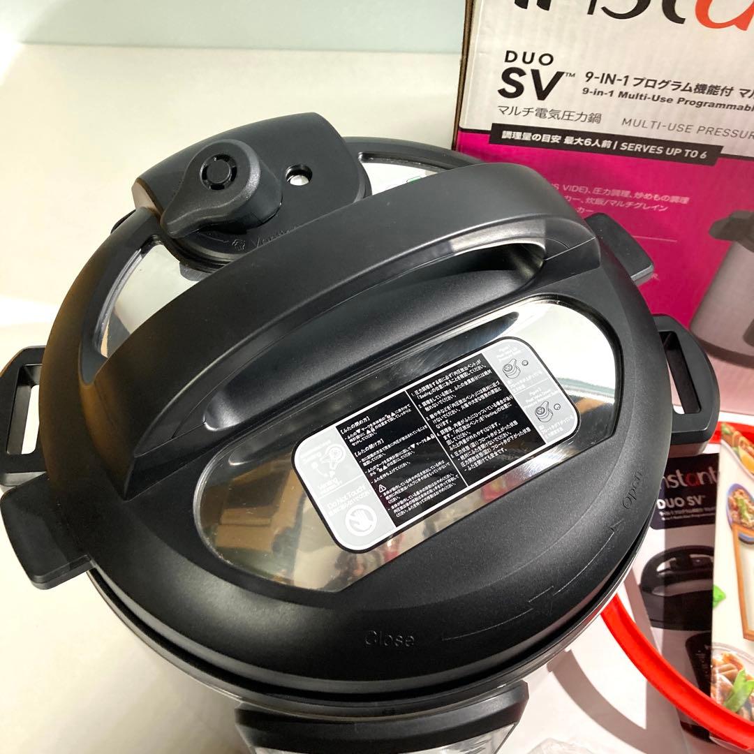 【未使用品】Instant Pot DUO SV 60 電気圧力鍋 6L