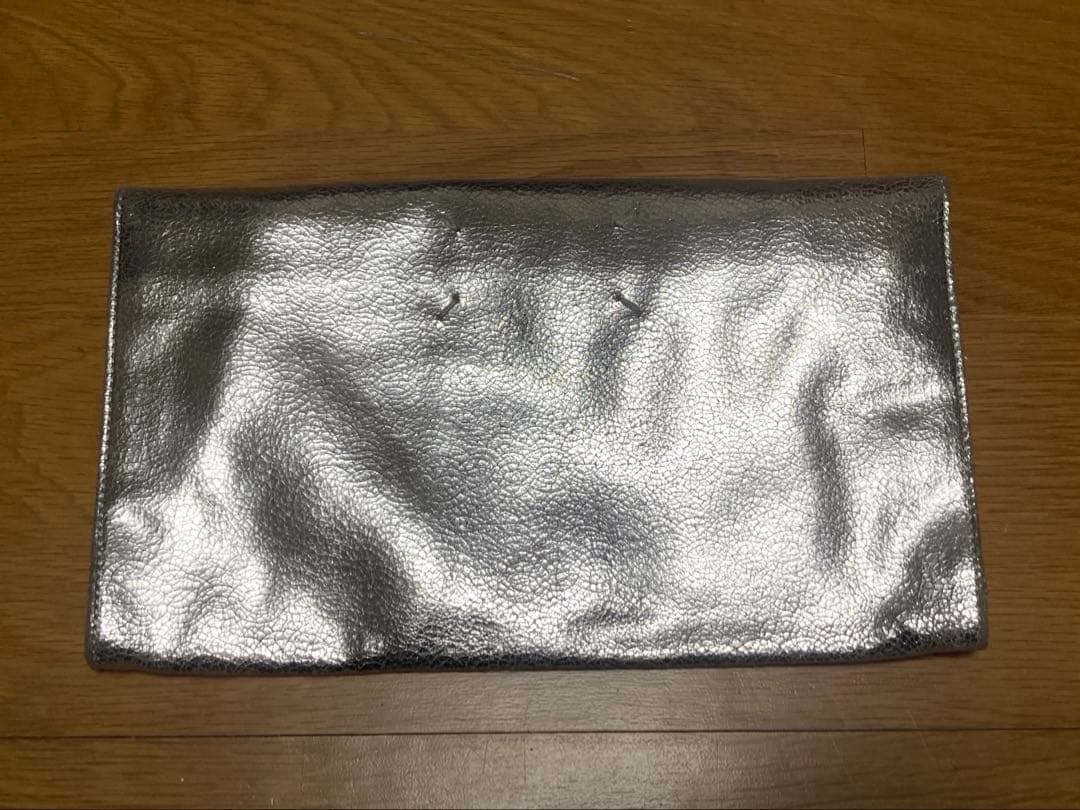 希少 2014SS メゾン マルタン マルジェラ シルバー クラッチバッグ