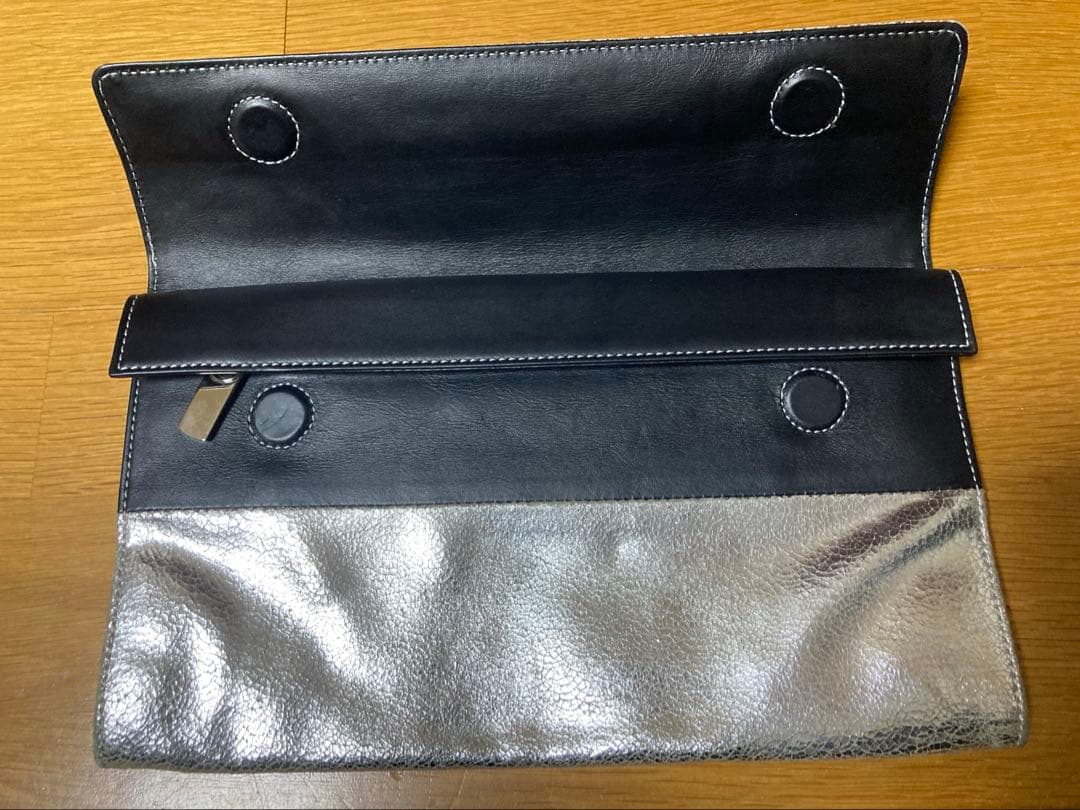 希少 2014SS メゾン マルタン マルジェラ シルバー クラッチバッグ