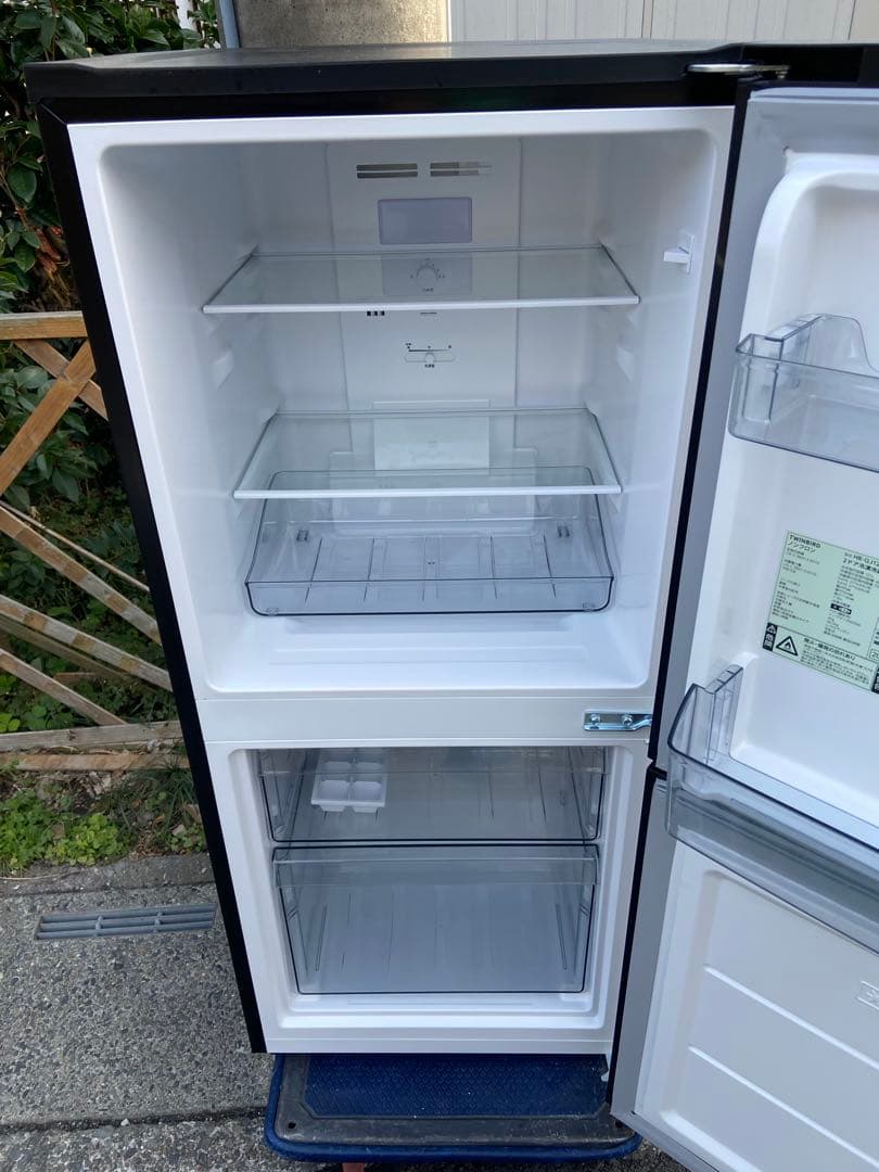 T121超極美品TWINBIRD 2023年製 121L ミラーデザイン 冷蔵庫