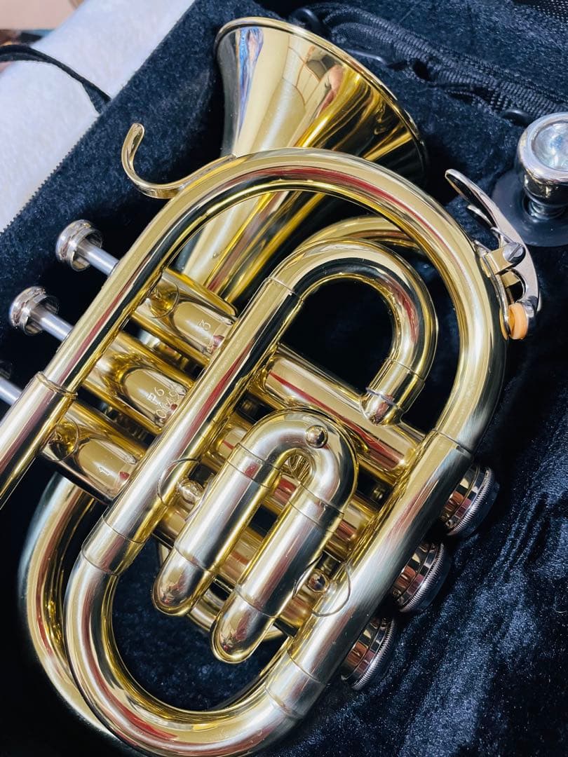 新品　ポケットトランペット　プレイテック