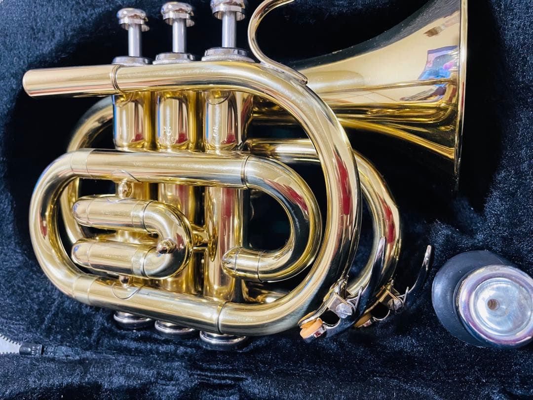 新品　ポケットトランペット　プレイテック