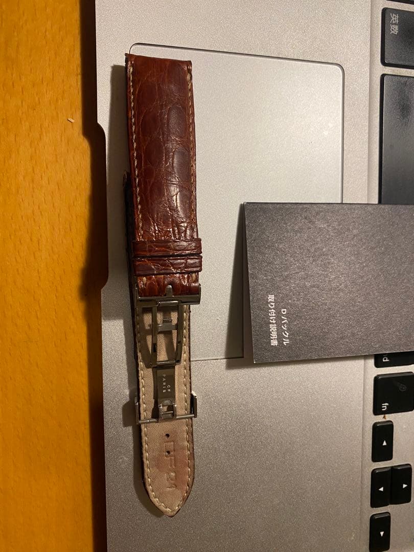 ほぼ新品カミーユフォルネ時計ストラップ+Dバックル