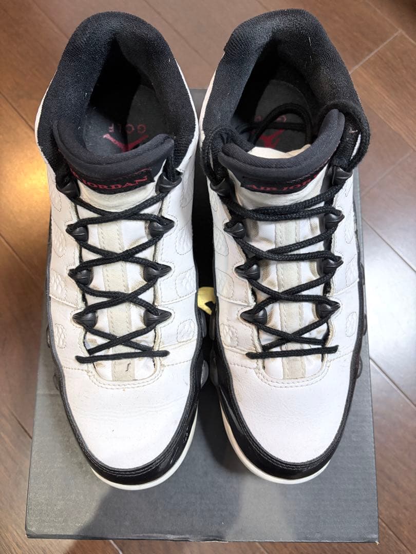 エアジョーダン9 ゴルフシューズ ホワイト/ブラック