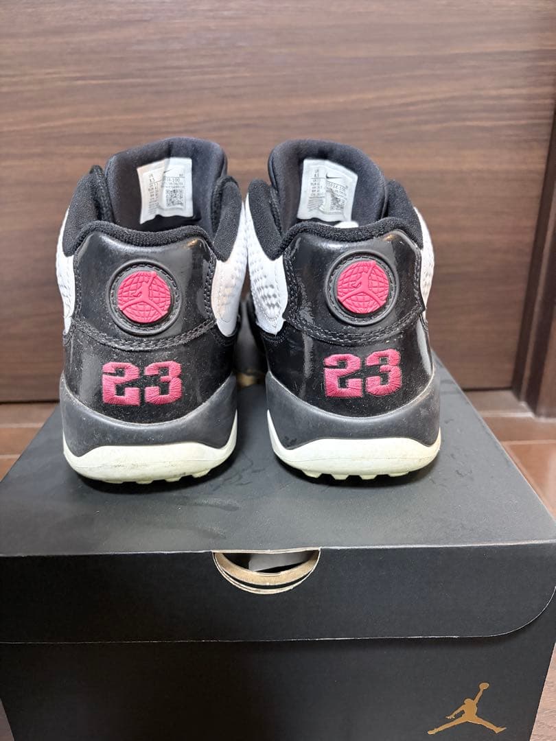 エアジョーダン9 ゴルフシューズ ホワイト/ブラック