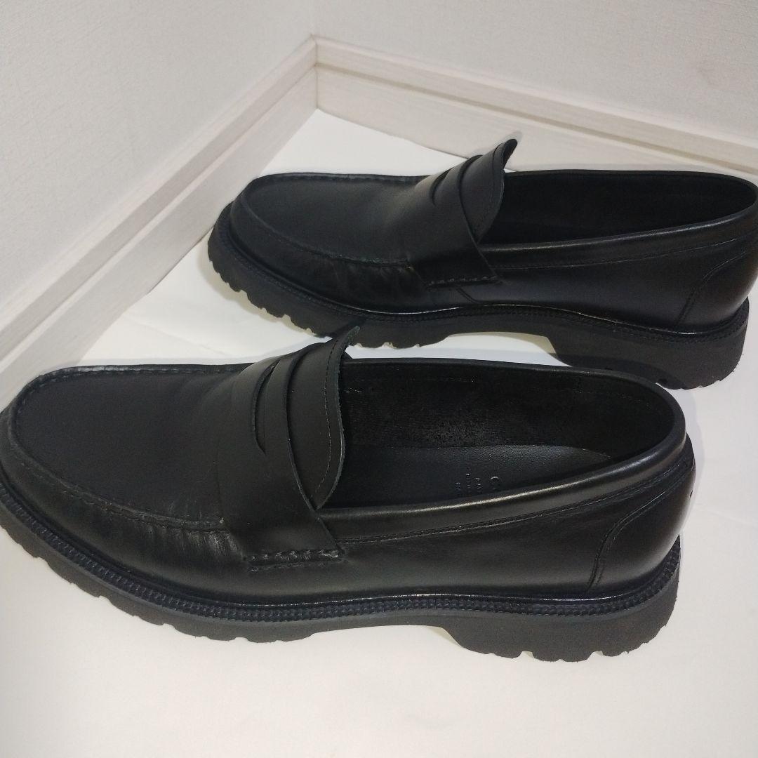COLE HAAN ブラックレザー ローファー