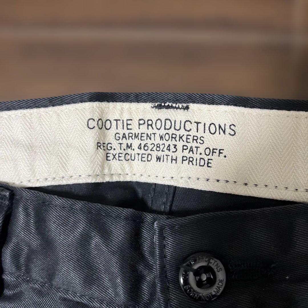 クーティー cootie ブラック　チノパンツ