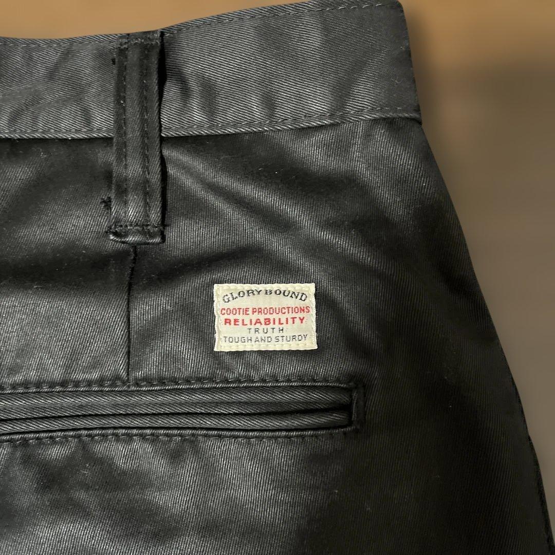 クーティー cootie ブラック　チノパンツ