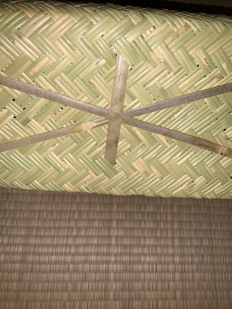 鳥越竹細工　市場かご　エコバッグ　ミニサイズ　一尺　新品　●特選● ラスト1個