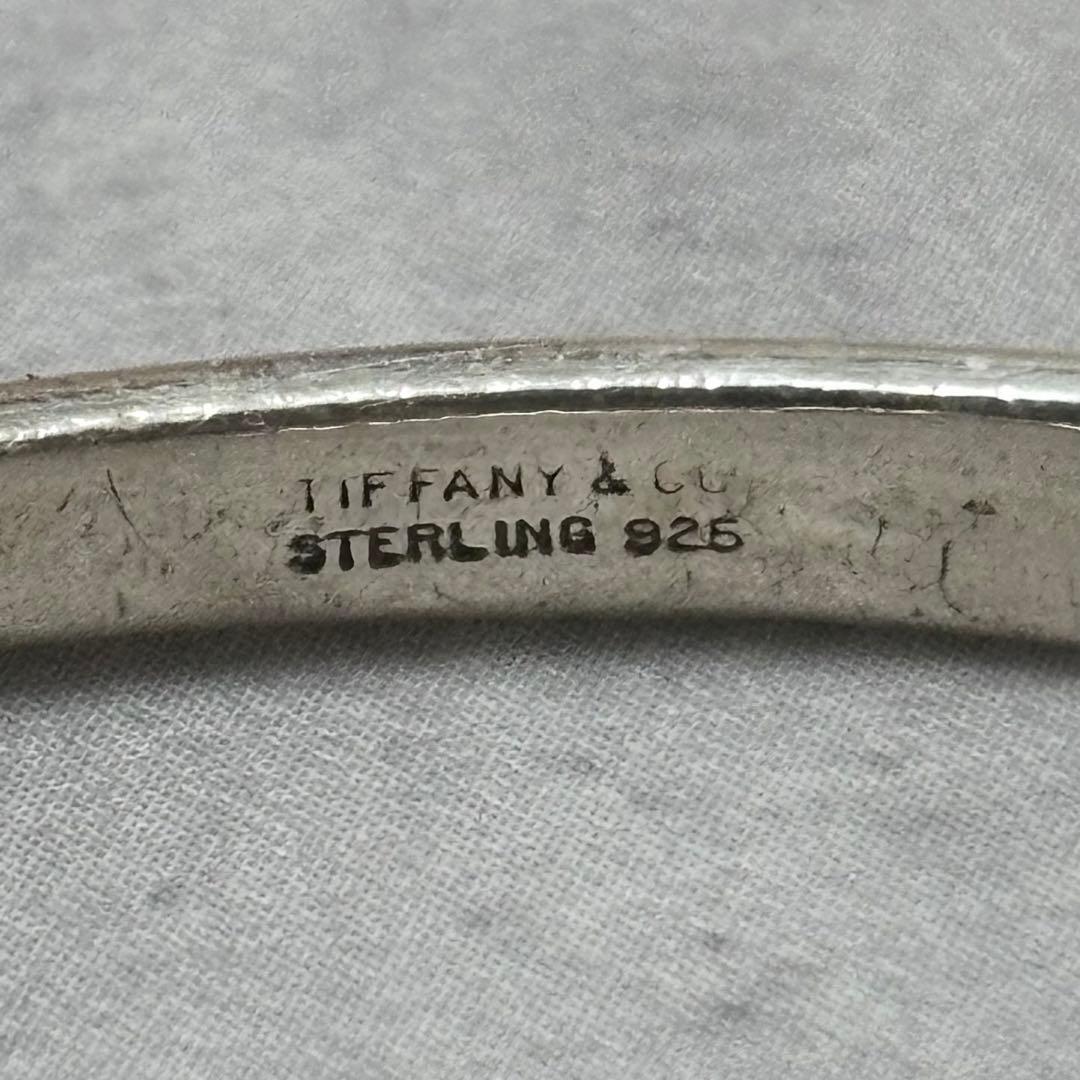 【希少】Tiffany ティファニー バングル ループ シルバー925 Y268