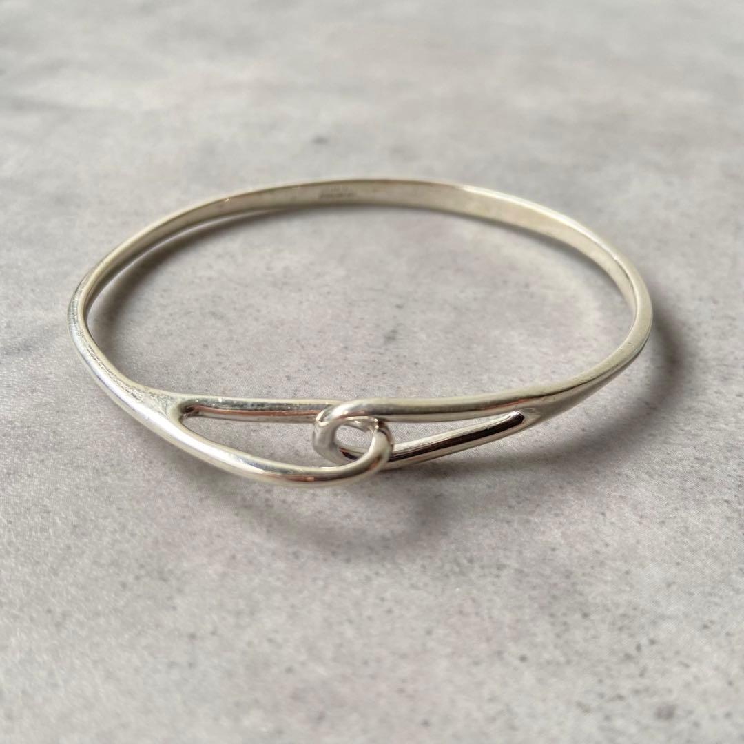 【希少】Tiffany ティファニー バングル ループ シルバー925 Y268
