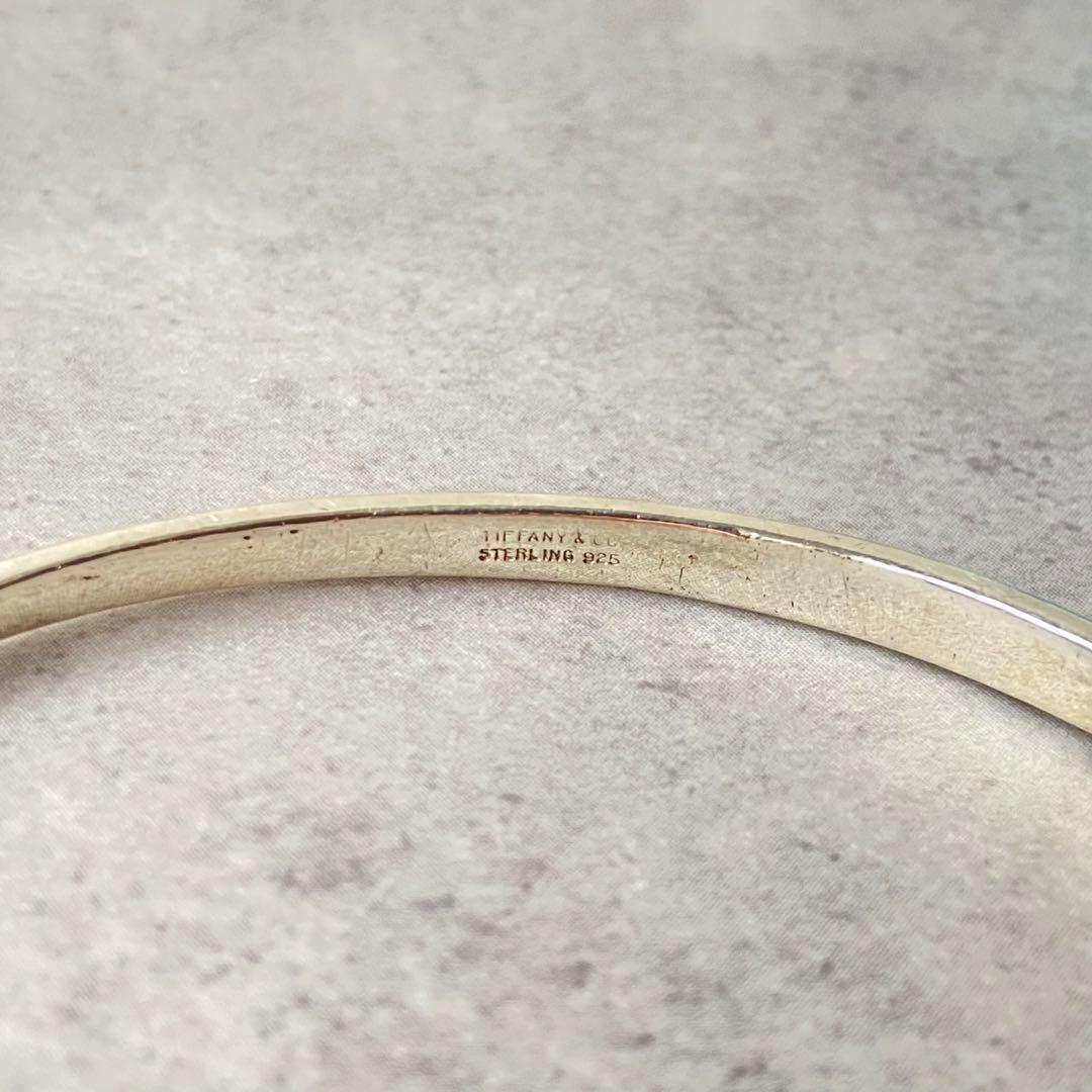 【希少】Tiffany ティファニー バングル ループ シルバー925 Y268