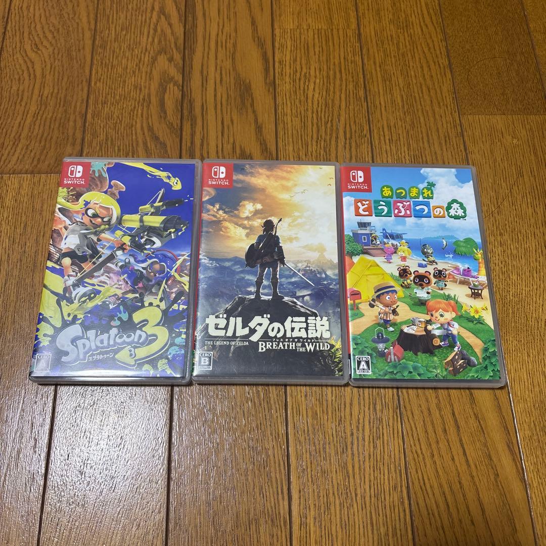Nintendo Switch スプラトゥーン3 ゼルダの伝説　どうぶつの森