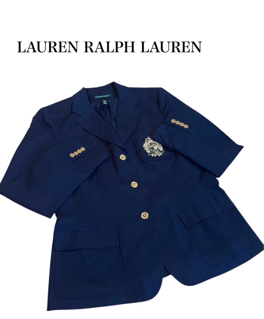 美品ラルフローレン 金ボタン ジャケット 紺ブレ 希少