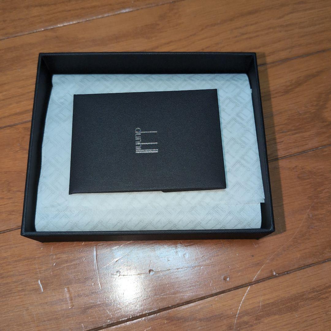 dunhill　新品　黒いレザー名刺入れ