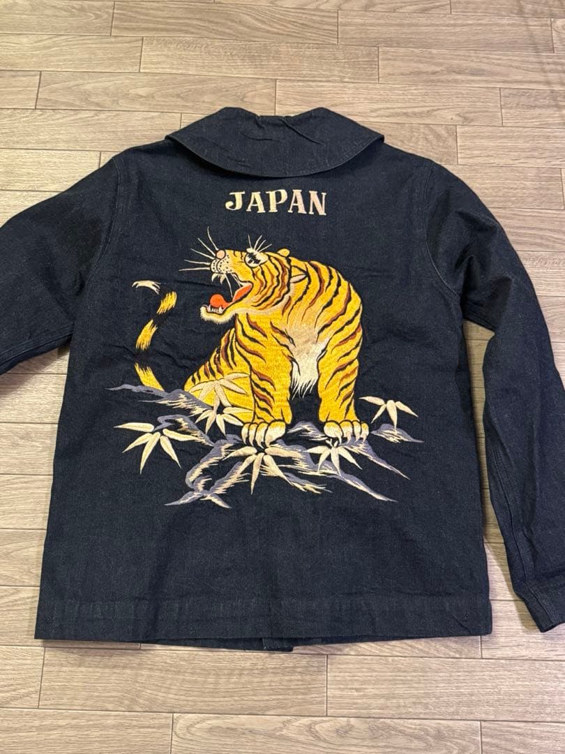 BEAMS BOY×テーラー東洋 カバーオール 刺繍 ショールカラー