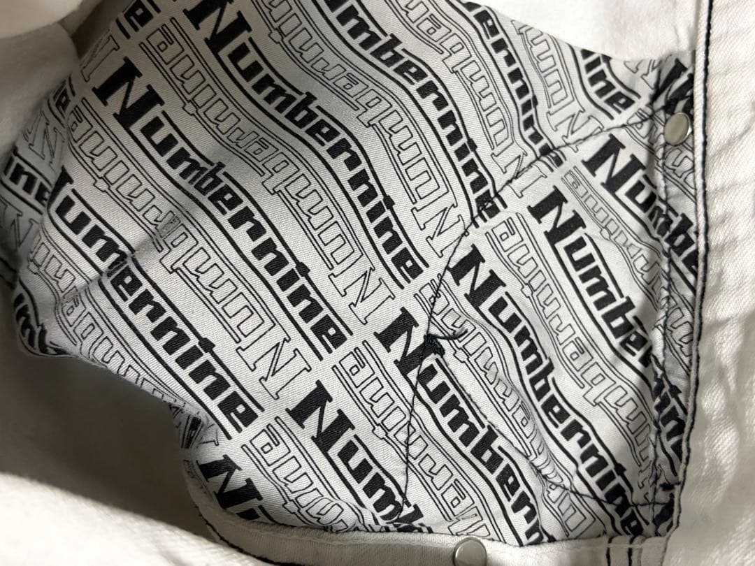 02ss Number (n)ine モダンエイジ期 ホワイト デニム ダメージ