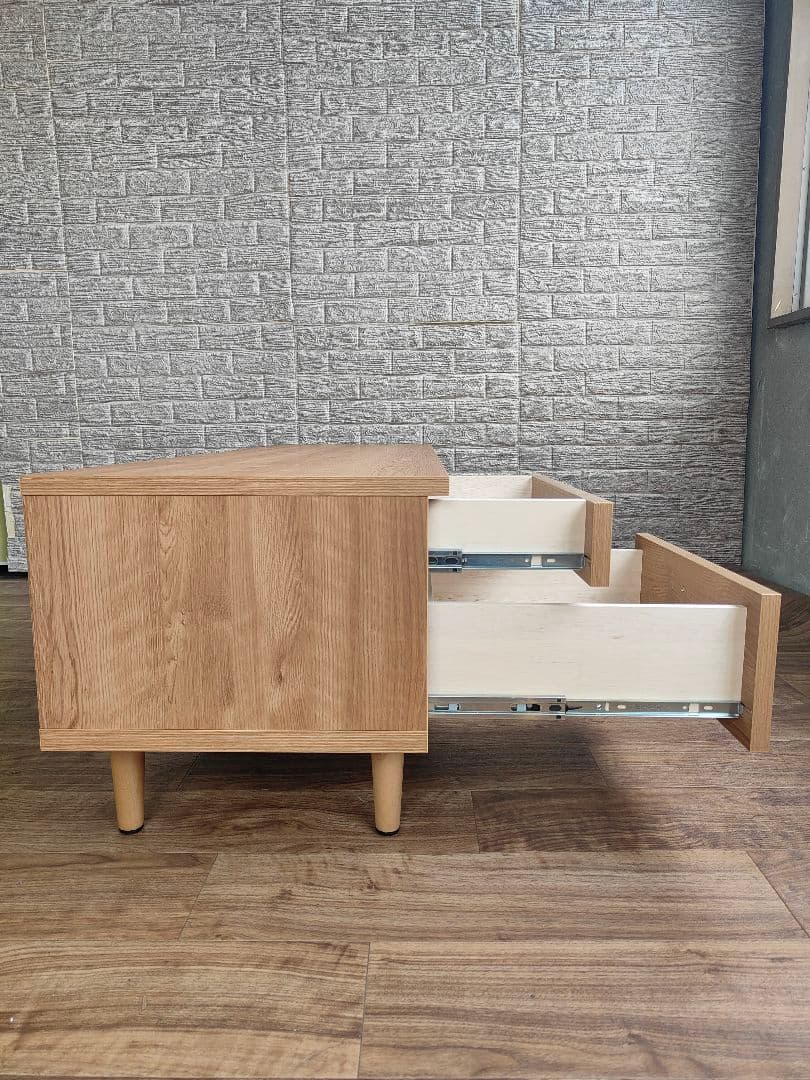 LOWYA ロウヤ 木目調 テレビ台 ローボード