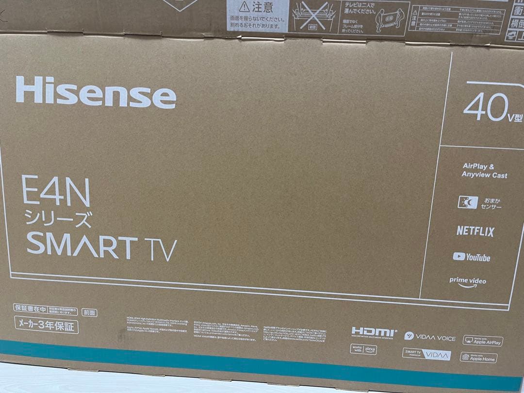 Hisense 40インチ フルHD液晶テレビ
