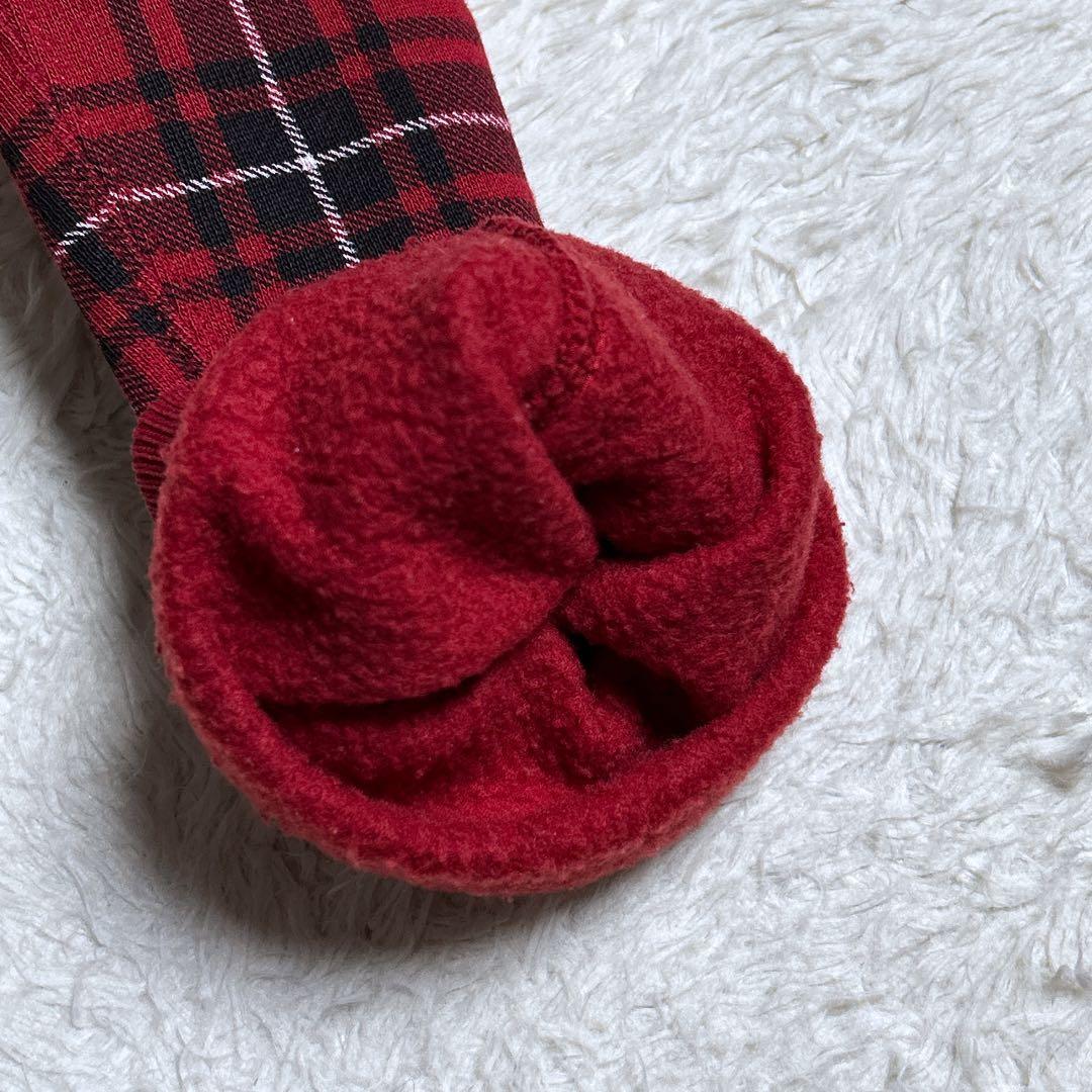 美品/ポロバイラルフローレン　チェックジップアップパーカー　ポニー刺繍　裏起毛