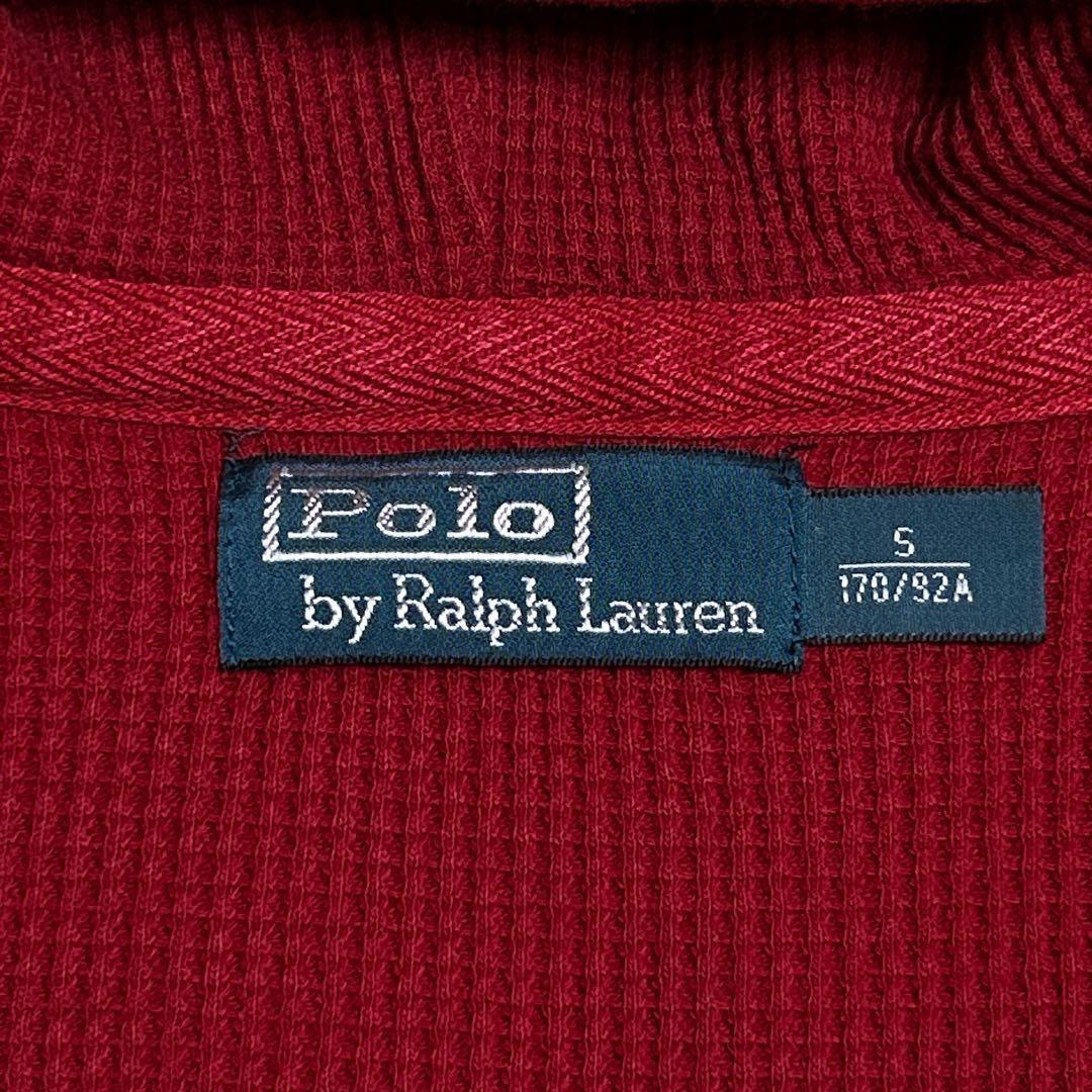 美品/ポロバイラルフローレン　チェックジップアップパーカー　ポニー刺繍　裏起毛