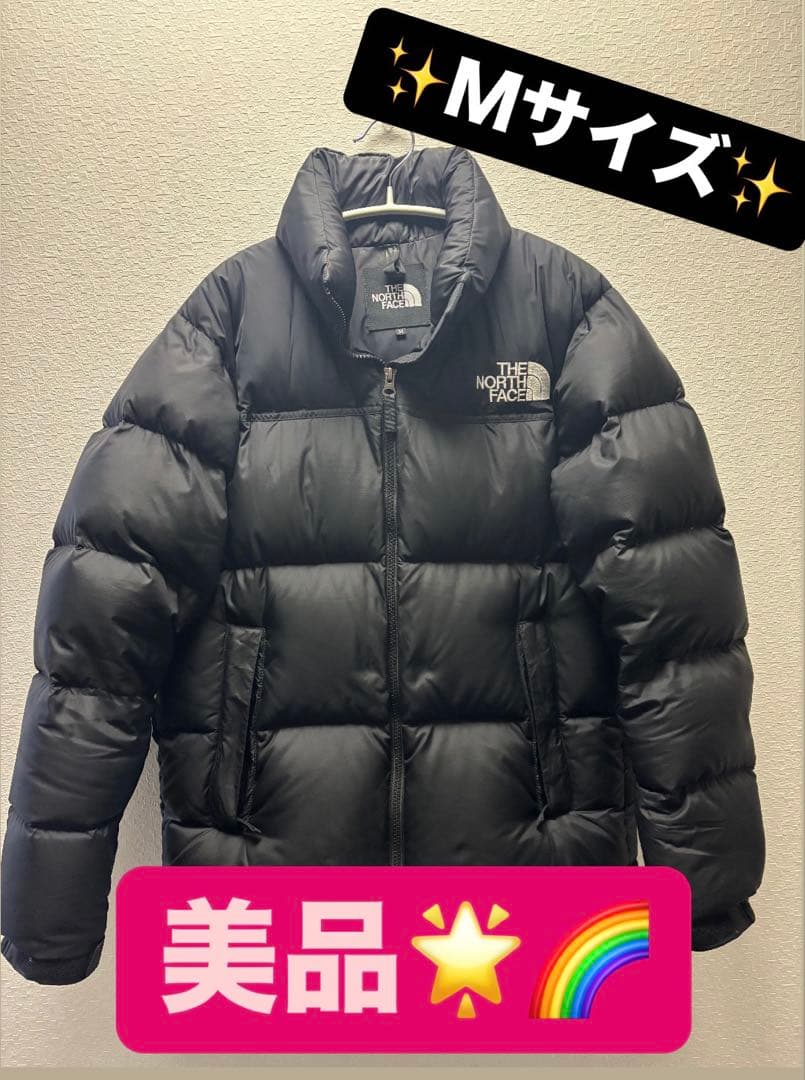 【美品】THE NORTH FACE ブラック ヌプシ Ｍサイズ 早い者勝ち‼️✨