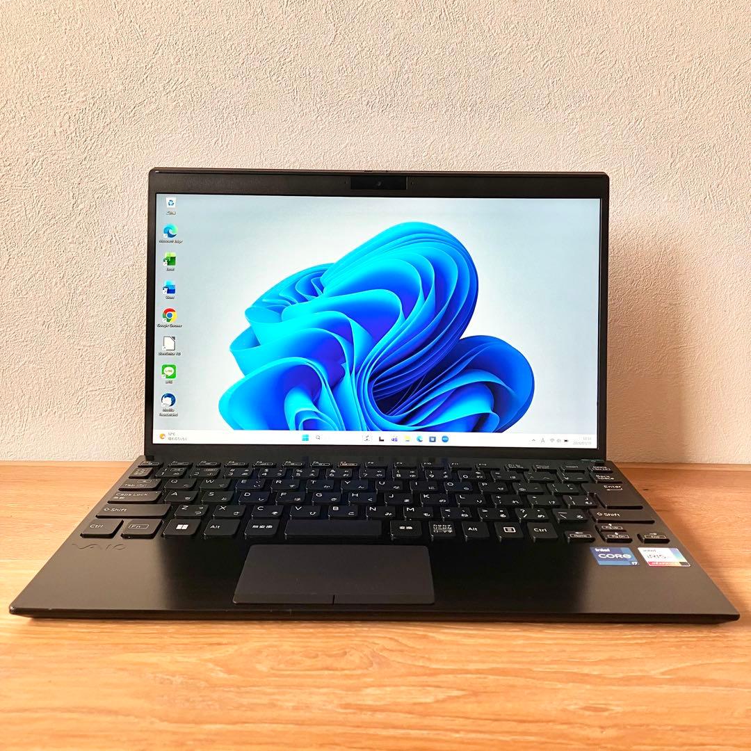 バッテリー良好/16G/VAIO/i7/SSD/Win11/黒/ノートパソコン