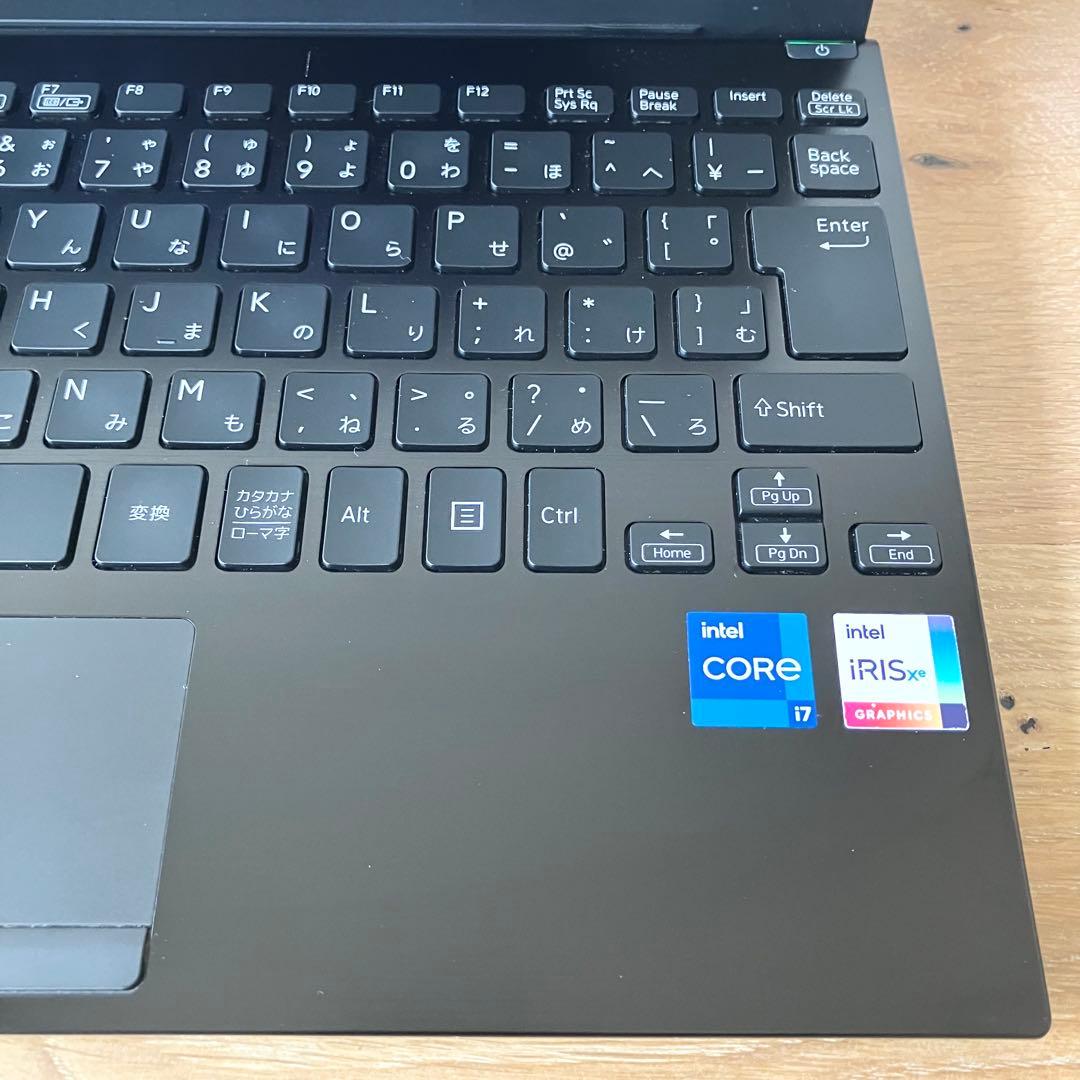 バッテリー良好/16G/VAIO/i7/SSD/Win11/黒/ノートパソコン
