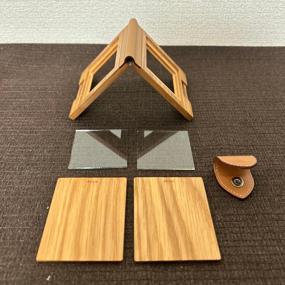 エルメス　ウッド　フォトフレーム　写真立て